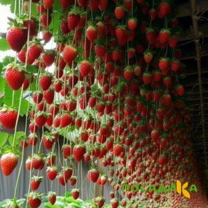 Клубника ампельная Анастасия купить по цене от 370р. в интернет-магазине «Посадика» с доставкой почтой в в Острове и по всей России – [изображение №1].